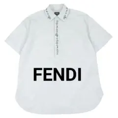 FENDI 2023ss ビジュー装飾半袖シャツ サイズ３９ オーバーサイズのサムネイル