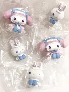 リトルツインスターズ×マイメロディDOLLYMIX マイメロ2個+リズムくん3個