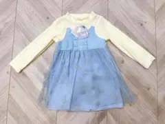 【新品未使用】アナと雪の女王 サックス 120サイズ ワンピース