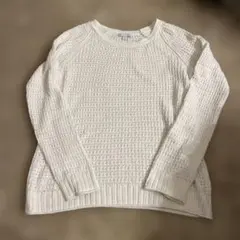 GAP サマーセーター　ホワイト　XSだけどMくらい