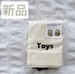 新品 3coins 窓付きストレージバッグ おもちゃ きんちゃくのサムネイル