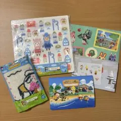あつまれどうぶつの森 あつ森 シール ミニタオル ジッパーバック セット