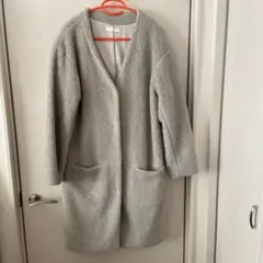 グレー フリースジャケット