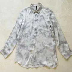 ガラアーベント 長袖シャツ ドレープ 21SS 比翼ボタン Mサイズ