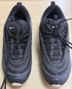 NIKE ナイキ エア マックス97黒白26.5cm