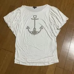 デニーローズ　スタッズTシャツ 美品　インポート　白　ディーゼル　リナシメントのサムネイル