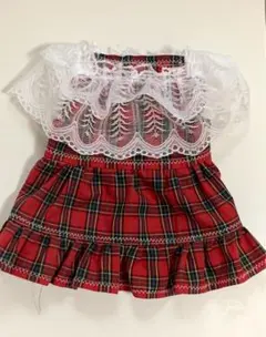 ハンドメイド犬服♡ペット服 XS 背丈18cm胴回り28cm (D52)のサムネイル