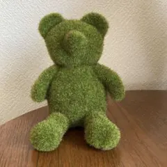 ディスプレイ　クマ　グリーン　新品　二個セット　ヨコハマディスプレイミュージアム