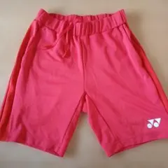 YONEX バドミントン ハーフパンツ 赤ユニセックス