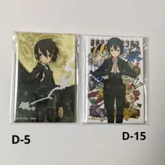 オンラインくじ　キノの旅●D賞　スクエア缶バッジ●Ver.5●Ver.15