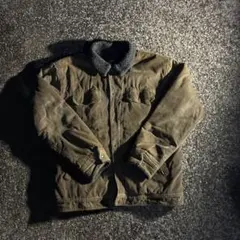 00S OLD STUSSY 中綿 ボア襟 コーデュロイ ワーク ジャケット Lのサムネイル
