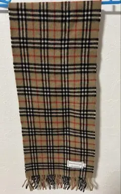 新品　Burberrys カシミヤ チェック柄 マフラー