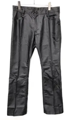 MALE&Co. ネオお兄系 00s 古着 ヘリンボーン 光沢スリムパンツ