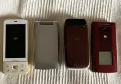 ジャンク品】平成レトロ ガラケー 携帯電話 3台セット - メルカリ