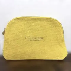 L'OCCITANE ラメ入り黄色ポーチ