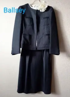 【美品】 入学式卒業式Ballsey ノーカラージャケットスカートセットアップ②
