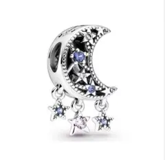 Pandora 三日月と星のシルバーチャーム