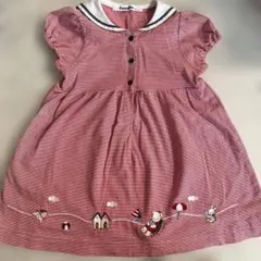 【美品】ファミリア　セーラーワンピース　ベージュ　80 2025年最新】ファミリア セーラーワンピース 80の人気アイテム - メルカリ