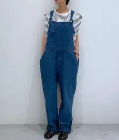 本日限定値下げ中 アンヌーク デニムオーバーオール36 - メルカリ