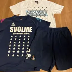 SVOLME サッカーウェア Tシャツ パンツ 3点セット160のサムネイル