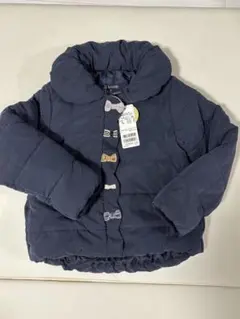 中綿　ダウン　ジャケット　ネイビー