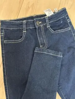 ダークブルー ストレッチデニムパンツ 150cm