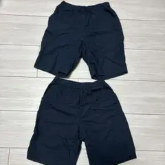無印良品　キッズ　ハーフパンツ 150 2枚セット　オーガニックコットン