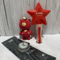 東方神起 TVXQ 星ペンライト TBちゃん初代未使用品、カシちゃん巾着セットのサムネイル