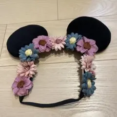 ミニー カチューシャ 花