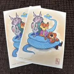 ズートピア2 入場特典 第6弾 プレミアムアートボード 2枚セット