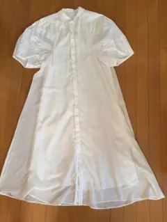 【美品】KBF レイヤードワンピース ホワイト　フリーサイズ