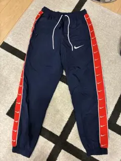 00s NIKE ウーブンパンツ ナイロン テープ スウォッシュ S
