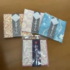 白雪ふきん 4枚、 和柄ふきん2枚セット花柄・和風デザイン