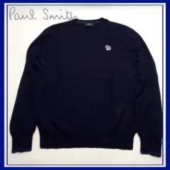 PS Paul Smith　ポールスミス　ニット　ネイビー　薄手　ワンポイント