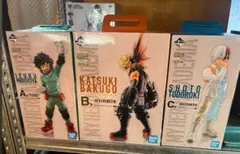 僕のヒーローアカデミア 一番くじ フィギュアセット A B C