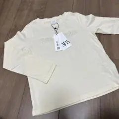 【新品⭐︎ZARA kids】　ライトイエロー　ロングTシャツ