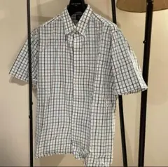 90's old stussy check shirt