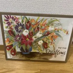 南 美穂子作 絵画 花 油絵額入り　パンジー&ひまわり の絵画2点セット 南 美穂子作 絵画 花 油絵額入り パンジー&ひまわり の絵画2点セット