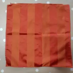イケア　オレンジ ストライプ サテン生地　HENRIKA 50☓50cm