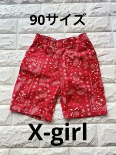 赤いバンダナ柄ハーフパンツ XGIRLのサムネイル