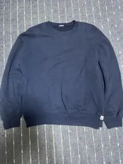 90s RUSSELL ATHLETIC スウェット 前Vガゼット ネイビー