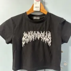 ACDC RAG PUNKYバニー チビTシャツ ブラック サブカル 地雷系のサムネイル