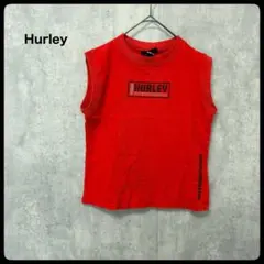 # Hurley ノースリーブ Tシャツ トップス　レッド　タンクトップ