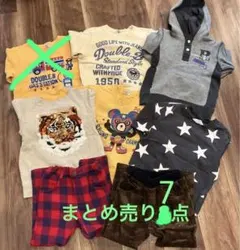 【まとめ売り7点】DOUBLE.B 子ども服110センチ