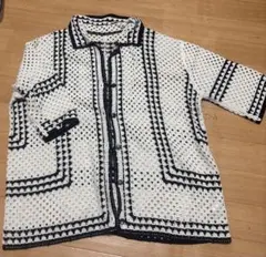 かぎ針カーディガン　美品