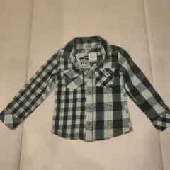 FOキッズ　チェック 長袖シャツ　100サイズ