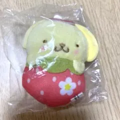 ポムポムプリン　サンリオキャラクターズ　いちごおくるみマスコット