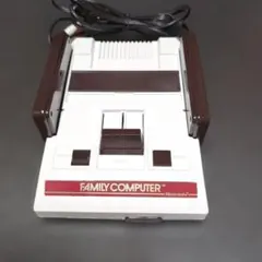 AＶ端子接続対応ファミコン本体　ブラウン塗装