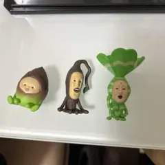 こびとづかん　おすわりマスコット4、3体セット