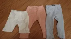キッズ 春夏 レギンス パンツ 80cm女の子セット